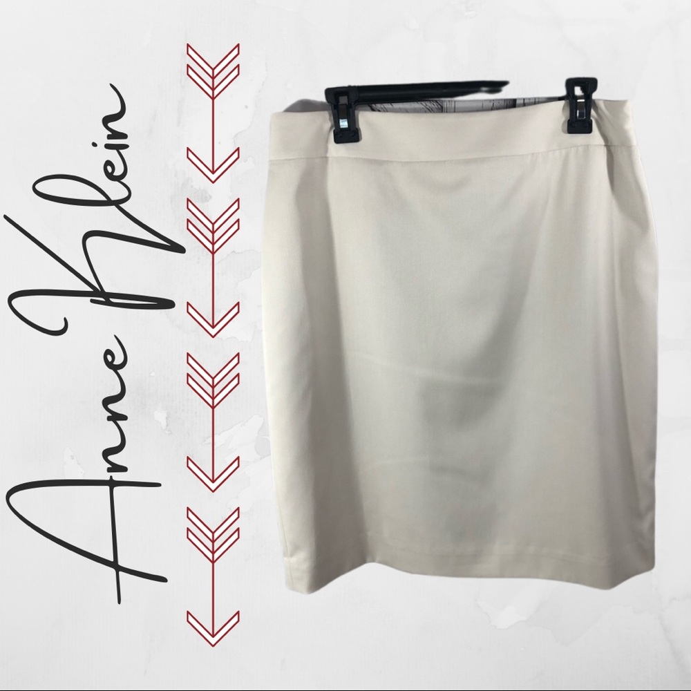 Anne Klein | khaki A-like skirt